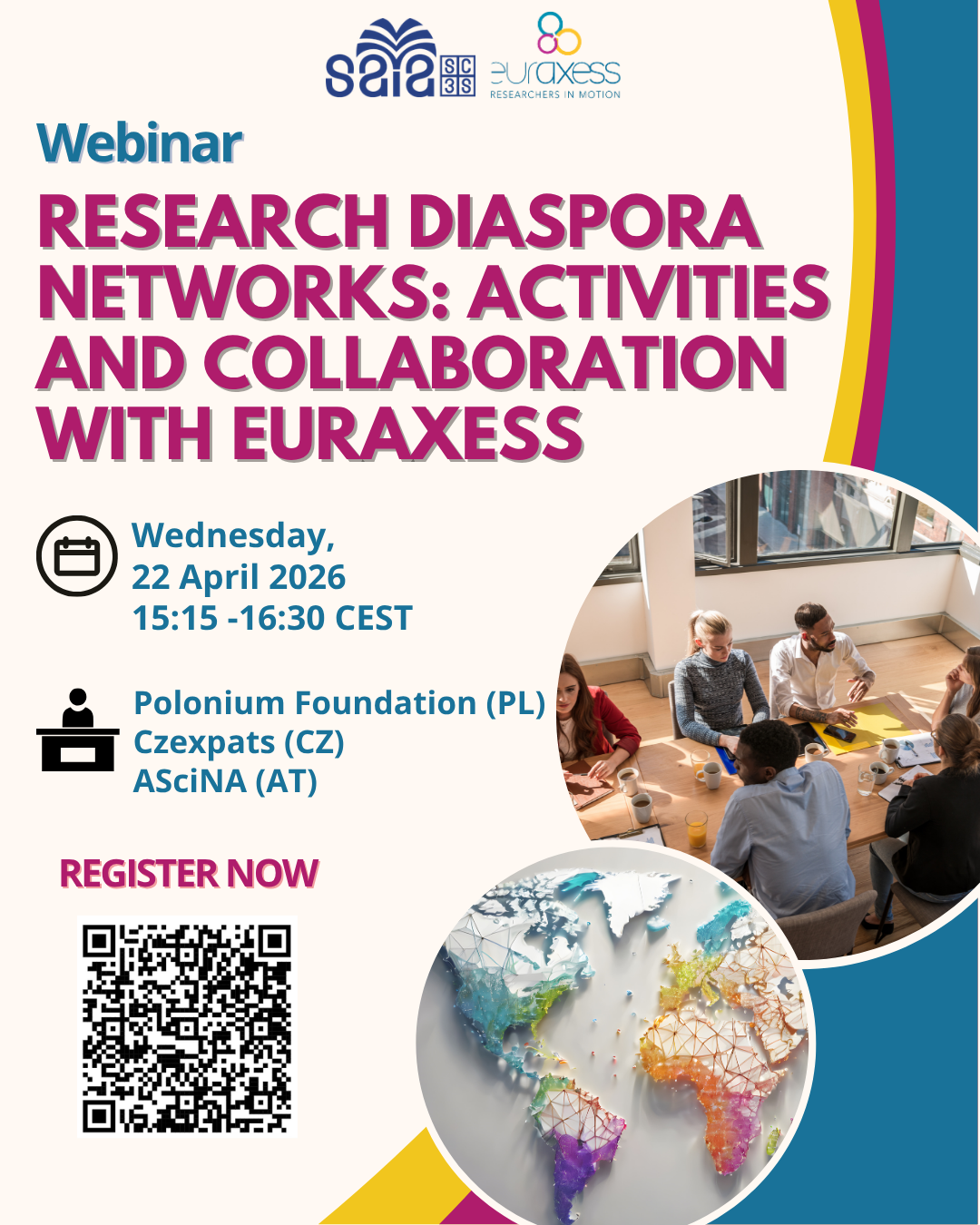 invitation webinar on research diaspora networks | WebJET CMS
