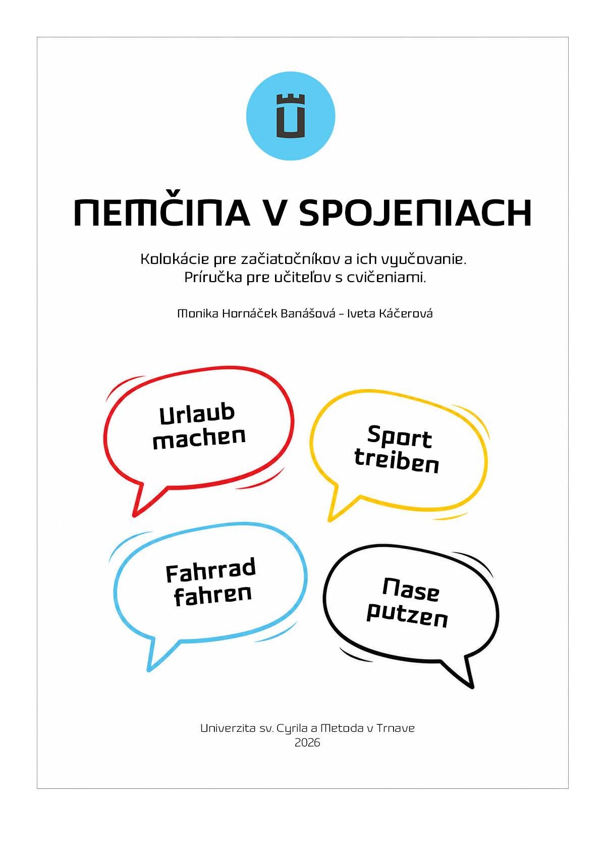 Nemčina v spojeniach: Kolokácie pre začiatočníkov a ich vyučovanie. Príručka pre učiteľov s cvičeniami 