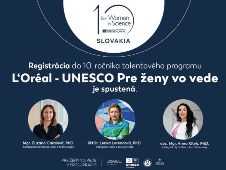 Program L’Oréal – UNESCO Pre ženy vo vede otvára už desiaty ročník